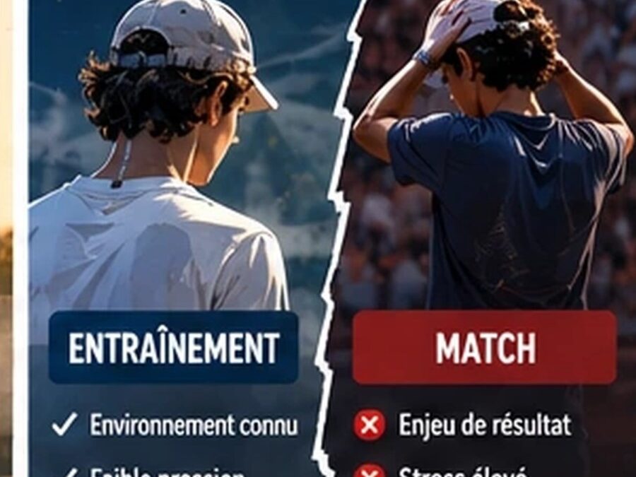 Pourquoi tu joues bien à l’entraînement mais pas en match ?