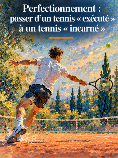 Perfectionnement : passer d’un tennis « exécuté » à un tennis « incarné »