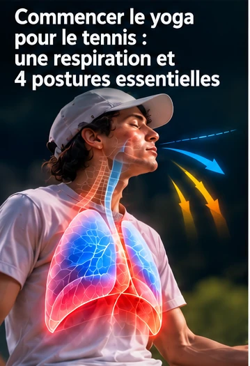 Commencer le yoga pour le tennis : une respiration et 4 postures essentielles